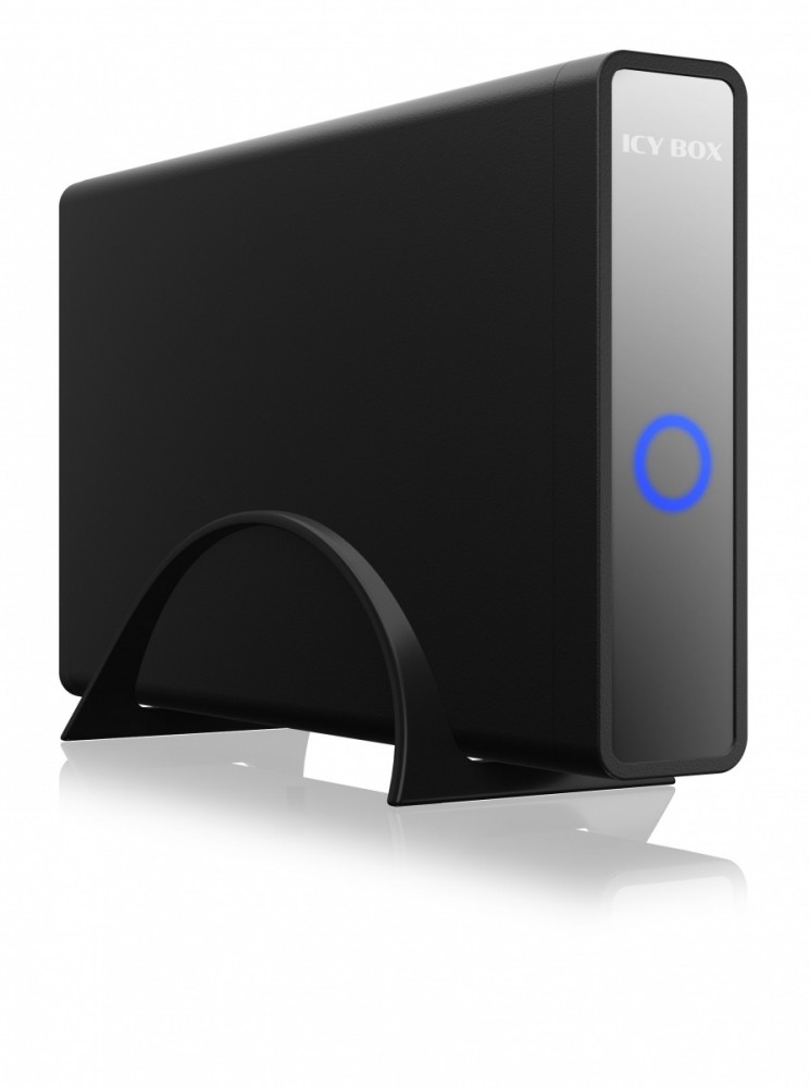 Obudowa IB-382H-C31 2,5/3,5 HDD z wbudowanym HUB 1xUSB-C, 2xUSB -A,  12V2A