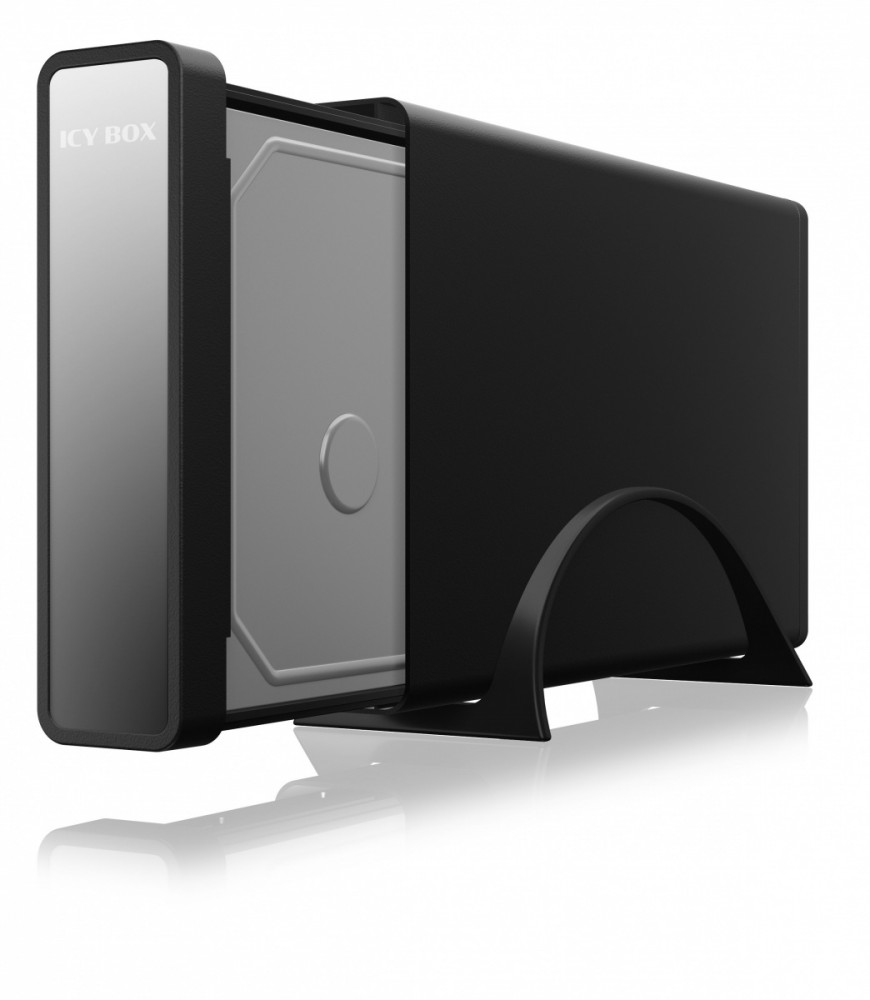 Obudowa IB-382H-C31 2,5/3,5 HDD z wbudowanym HUB 1xUSB-C, 2xUSB -A,  12V2A