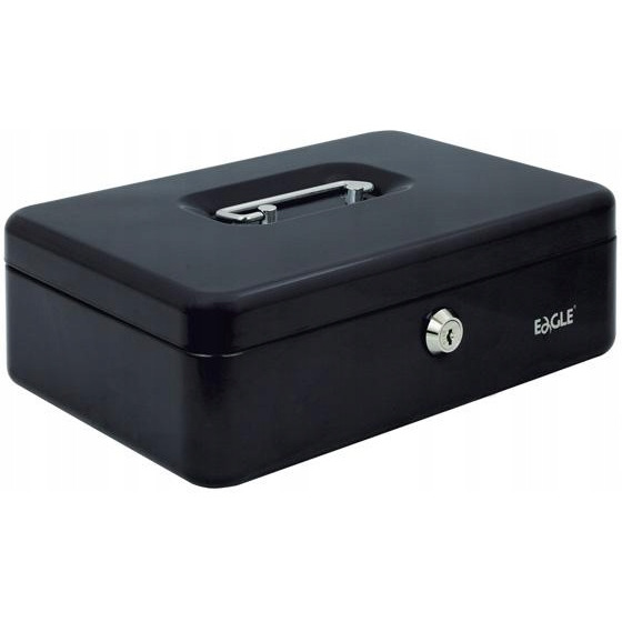 Kasetka na pieniądze EAGLE 8878M czarne 82x192x262