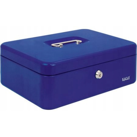 Kasetka na pieniądze EAGLE 8878 L niebieksa 100x217x300