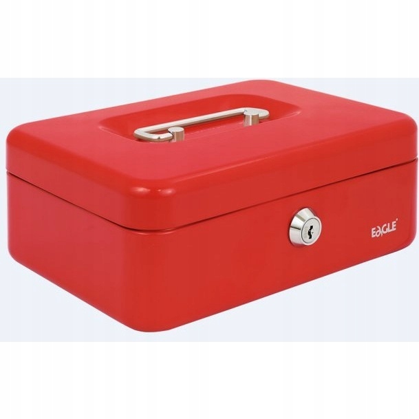 Kasetka na pieniądze EAGLE 8878 S czerwona 77x157x207