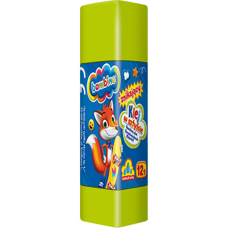 Klej znikający w sztyfcie 12g BAMBINO (12 szt. Dis