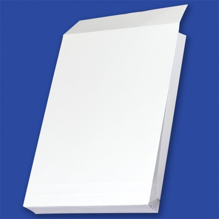 Koperty E4+ HK białe 150x100szt. NC z rozszerzanymi bokami