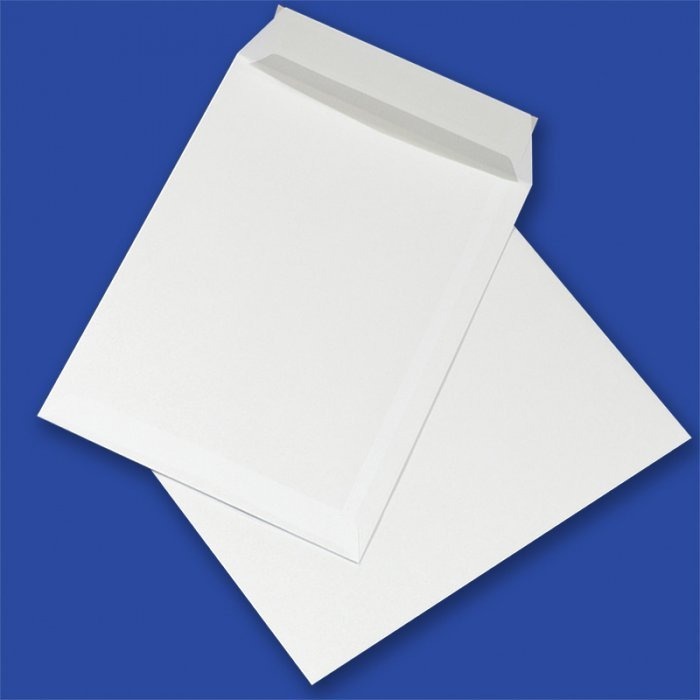 Koperty B4 HK białe 100g (250szt.) NC samoklejące z paskiem