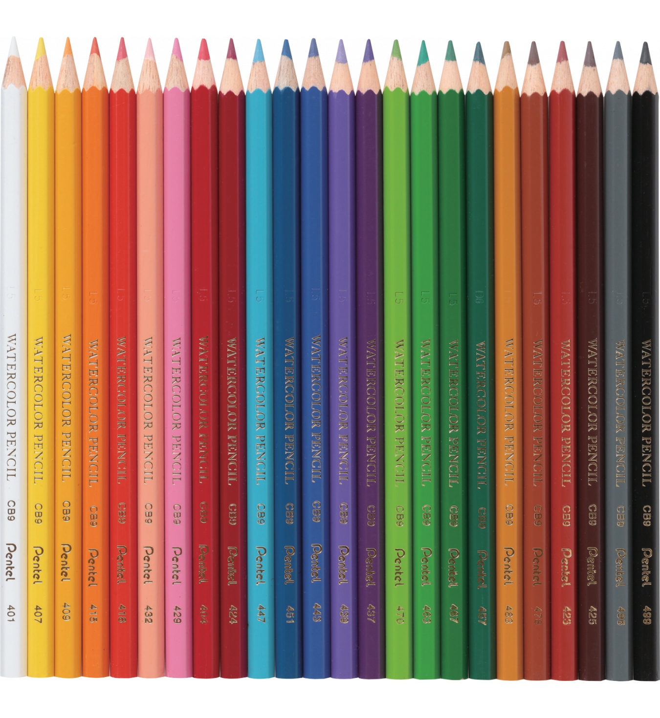 Kredki akwarelowe PENTEL 24 kolory CB9-24 CB9-24