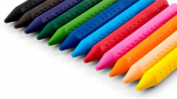 Kredki GRIP JUMBO trójkątne 12 kolorów FABER-CASTELL