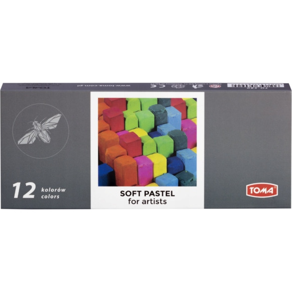 Pastele suche 12 kolorów TO-580