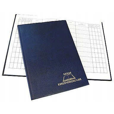 Książka korespondencyjna A4 192k - granat WARTA 1824-229-014