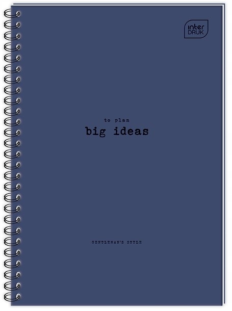 Kołobrulion B5 160k kratka z kolorowymi marginesami INTERDRUK