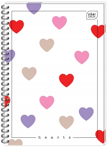 Kołobrulion A5 80k kratka z kolorowym marginesem INTERDRUK