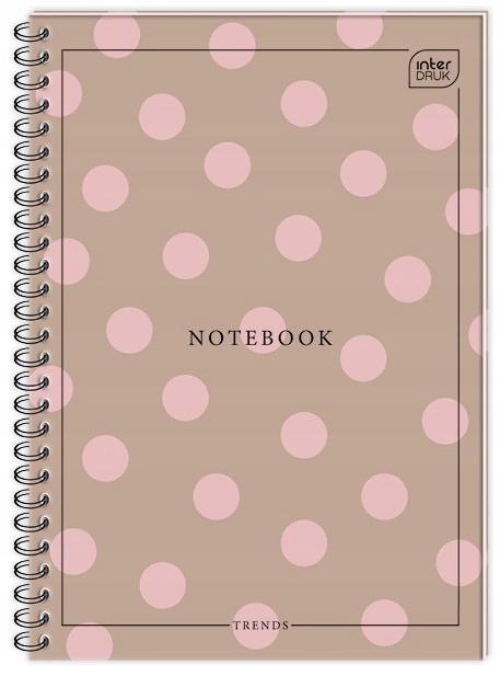 Kołobrulion A4 160k kratka z kolorowymi marginesami INTERDRUK