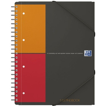 Kołonotatnik A4 80K krata PP OXFORD Meetingbook International 100100362