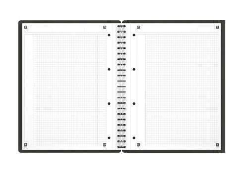 Kołonotatnik A4 80K krata PP OXFORD Meetingbook International 100100362