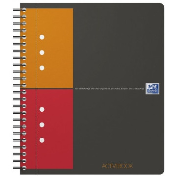 Kołonotatnik A5 80K krata PP OXFORD Activebook International 100102880