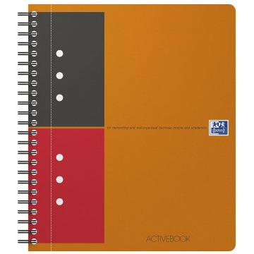 Kołonotatnik A5 80K linie PP OXFORD Activebook International 100104067