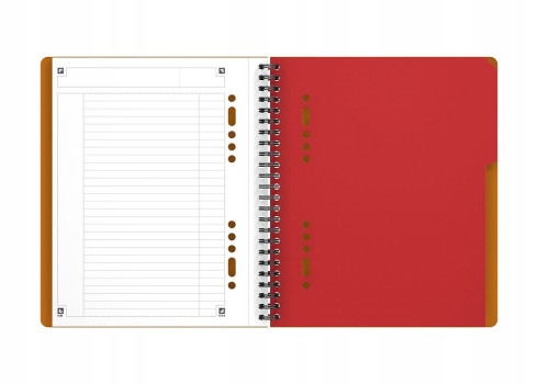 Kołonotatnik A5 80K linie PP OXFORD Activebook International 100104067