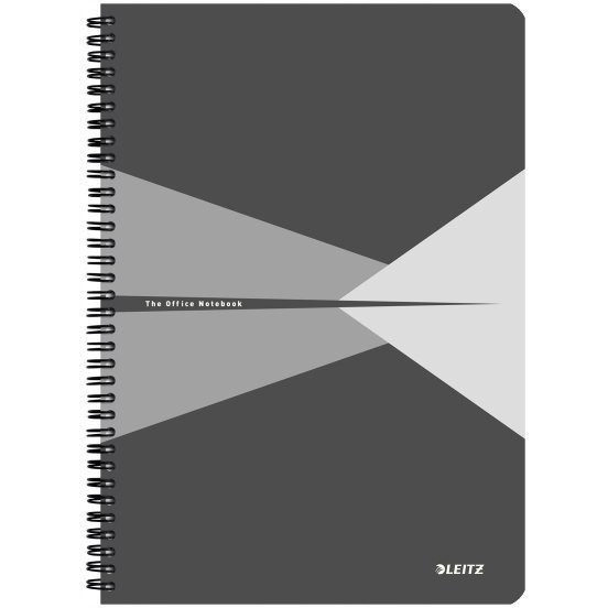 Kołonotatnik OFFICE A4 kratka szary 46470085 LEITZ