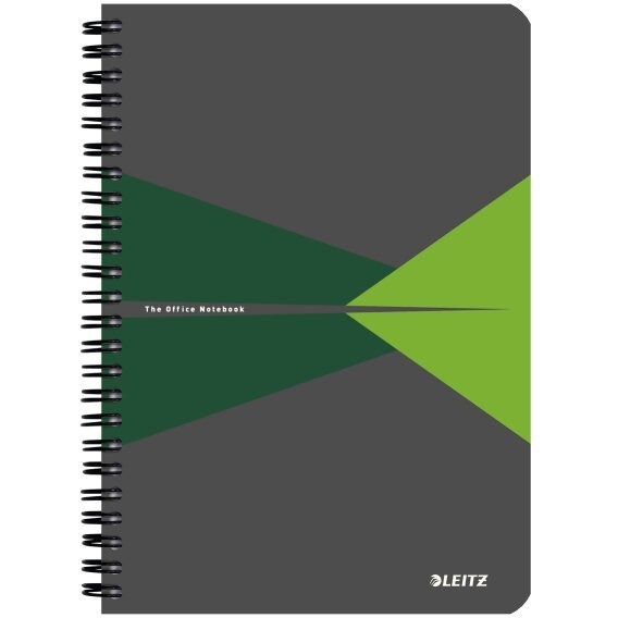Kołonotatnik Office PP A5, w linie, zielony 44990