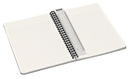 Kołonotatnik Office PP A5, w linie, zielony 44990