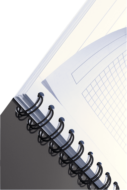 Kołonotatnik Office PP A5, w linie, zielony 44990