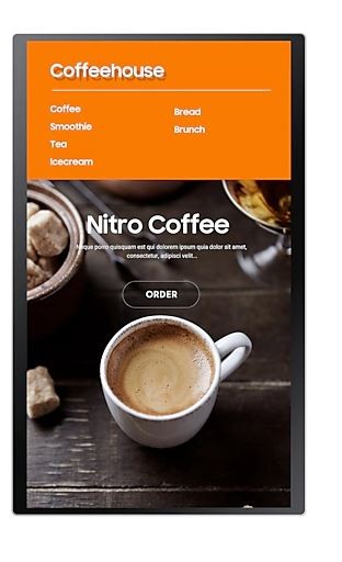Monitor profesjonalny  SMART Signage KIOSK KM24A 24 cale Matowy, Dotykowa 16h/7 250(cd/m2) 1920 x 1080(FHD) S6 Player  3 lata d2d (LH24KMATBGCXEN)