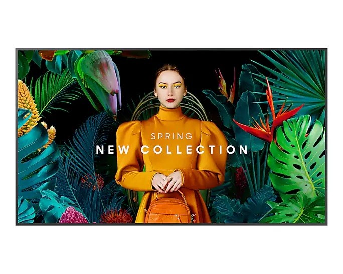 Monitor profesjonalny QB55C 55 cali Błyszczący 16h/7 350(cd/m2) 3840x2160 (UHD) S10 Player (Tizen 7, VXT Ready) WiFi/BT 3 lata OnSite (LH55QBCEBGCXEN)