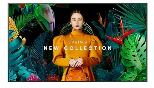 Monitor profesjonalny QB75C 75 cali Błyszczący 16h/7 350(cd/m2) 3840x2160 (UHD) S10 Player (Tizen 7) Wi-Fi/BT 3 lata d2d (LH75QBCEBGCXEN)