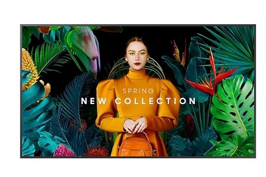 Monitor profesjonalny QH75C 75 cali Matowy 24h/7 700(cd/m2) 3840 x 2160 (UHD) S10 Player (Tizen 7) Wi-Fi/BT 3 lata d2d (LH75QHCEBGCXEN)