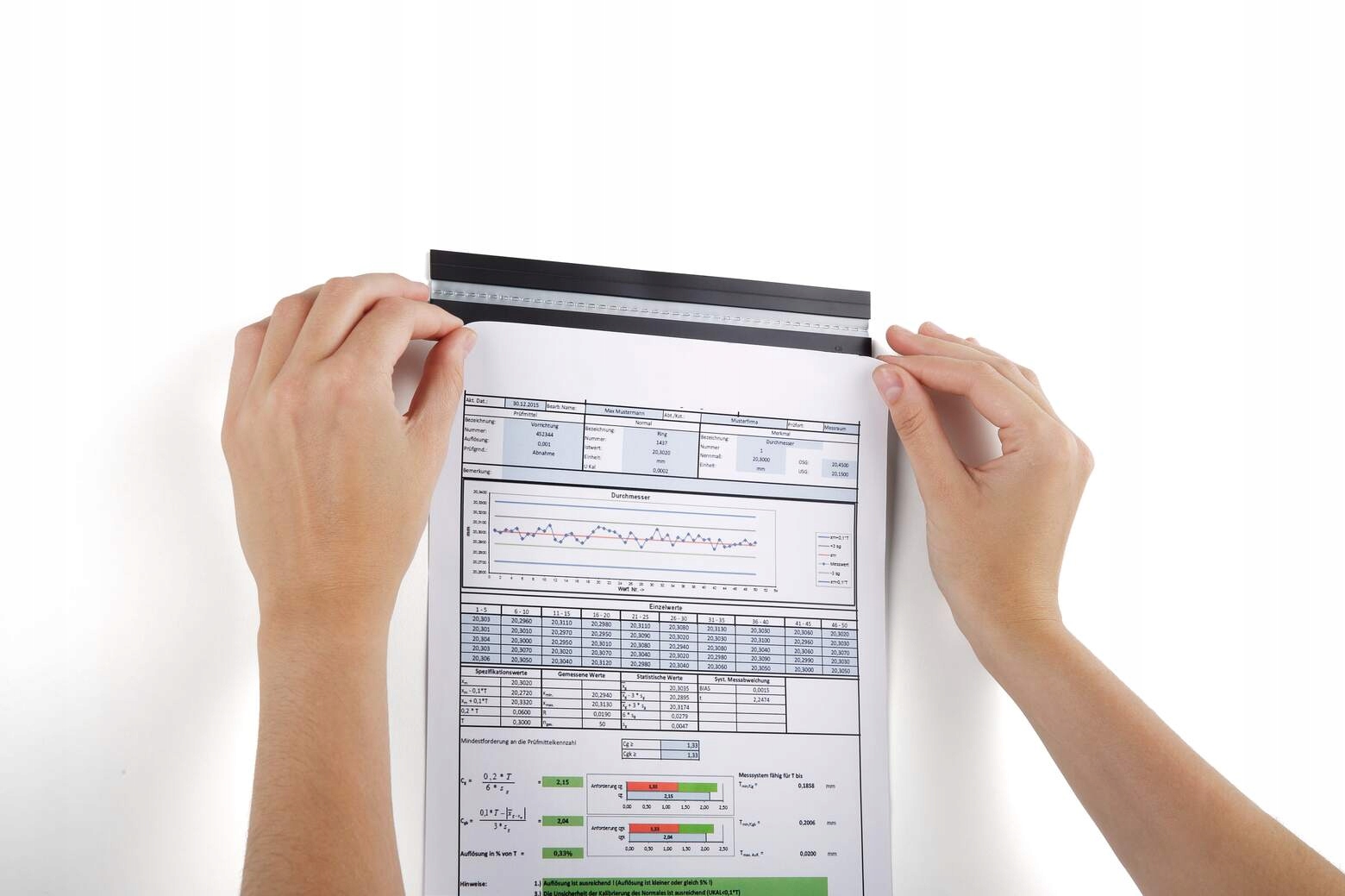 Samoprzylepna listwa magnetyczna DURAFIX RAIL 210 , szer. 210 mm A5, 470601 DURABLE