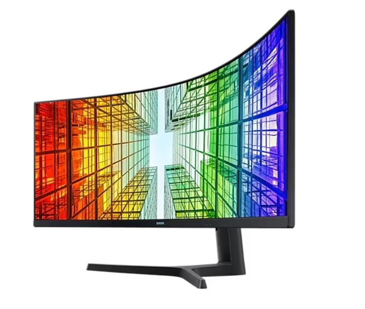 Monitor 49 cali LS49C950UAUXEN VA 5120x1440 DQHD 32:9 2xHDMI 1xUSB-C (90W) 1xDP 3xUSB 3.0 LAN (RJ45) 4ms HAS głośniki zakrzywiony 3 lata on-site