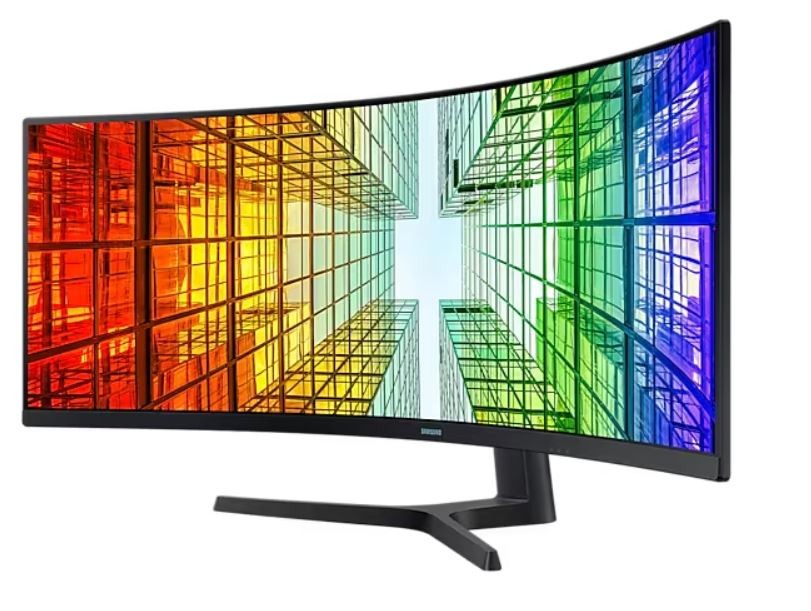 Monitor 49 cali LS49C950UAUXEN VA 5120x1440 DQHD 32:9 2xHDMI 1xUSB-C (90W) 1xDP 3xUSB 3.0 LAN (RJ45) 4ms HAS głośniki zakrzywiony 3 lata on-site