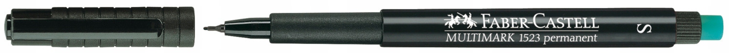 Foliopis z gumką O P MULTIMARK S 0.4 czarny 10szt FABER-CASTELL