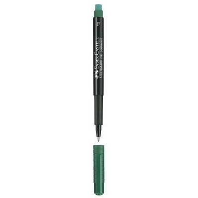 Foliopis z gumką OHP MULTIMARK F 0.6 zielony 10szt FABER-CASTELL