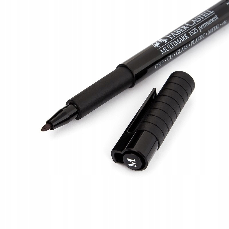 Foliopis z gumką O P MULTIMARK M 1.0 czarny 10szt FABER-CASTELL
