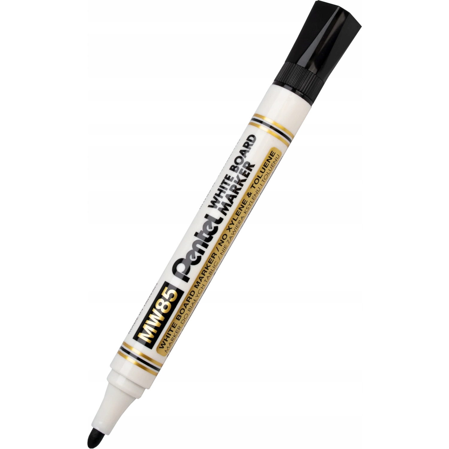 Marker do tablic PENTEL czarny MW85A okrągła końcówka dł.linii 250 m