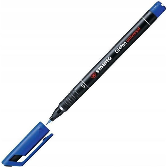 Foliopis STABILO O Pen niezmywalny 0.4mm niebieski 841/41