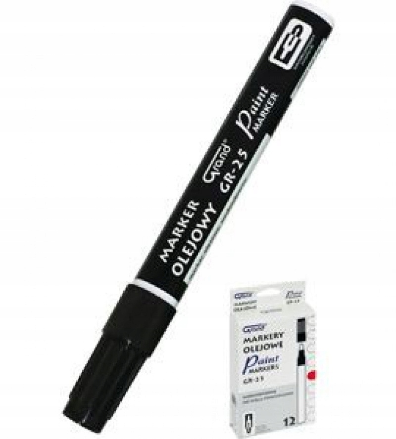 Marker olejowy GR-25 czarny GRAND