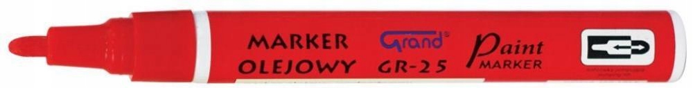 Marker olejowy GR-25 czerwony GRAND