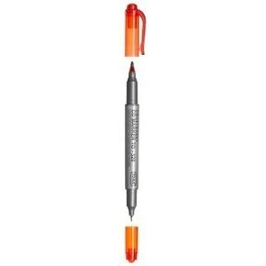 Marker do płyt CD TOMA TO-320 czerwony dwustronny