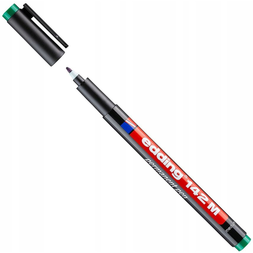 Marker niezmywalny do folii 1mm zielony; 142M/004/ZI ED  EDDING