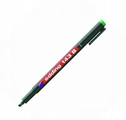 Marker niezmywalny do folii 1-3mm zielony; 143B/004/ZI ED  EDDING