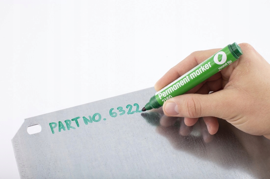 Marker permanentny 2160 zielonyi okrągła końcówka 101114  D.RECT