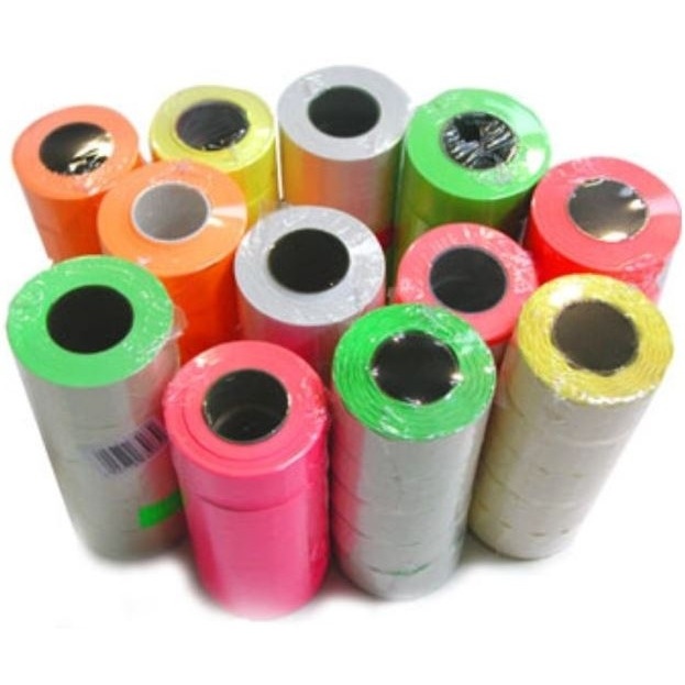 Taśma do metkownicy 1rzędowa 22x12mm prosta zielona