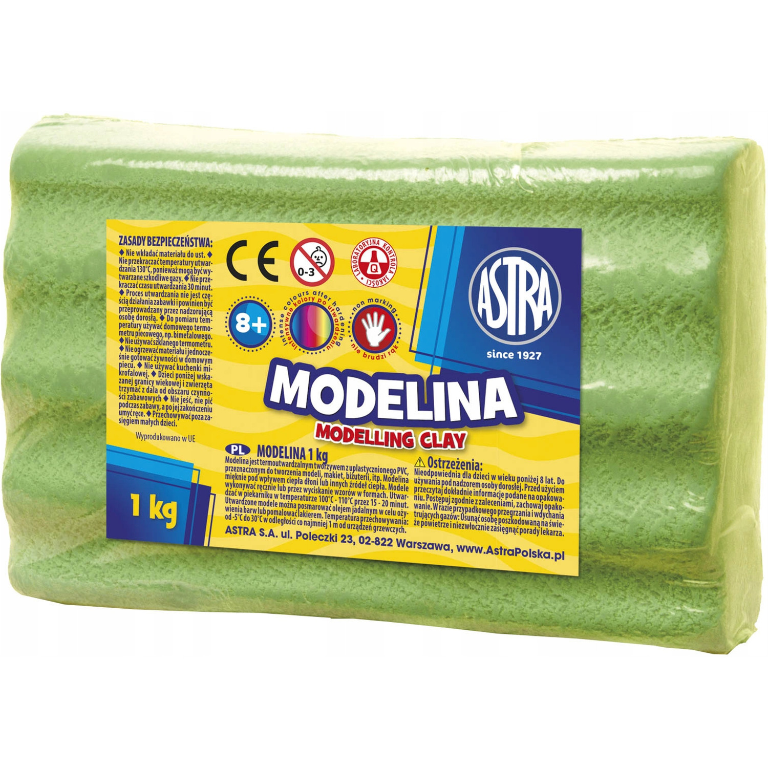 Modelina Astra 1 kg zielona jasna; 304111005  ASTRA