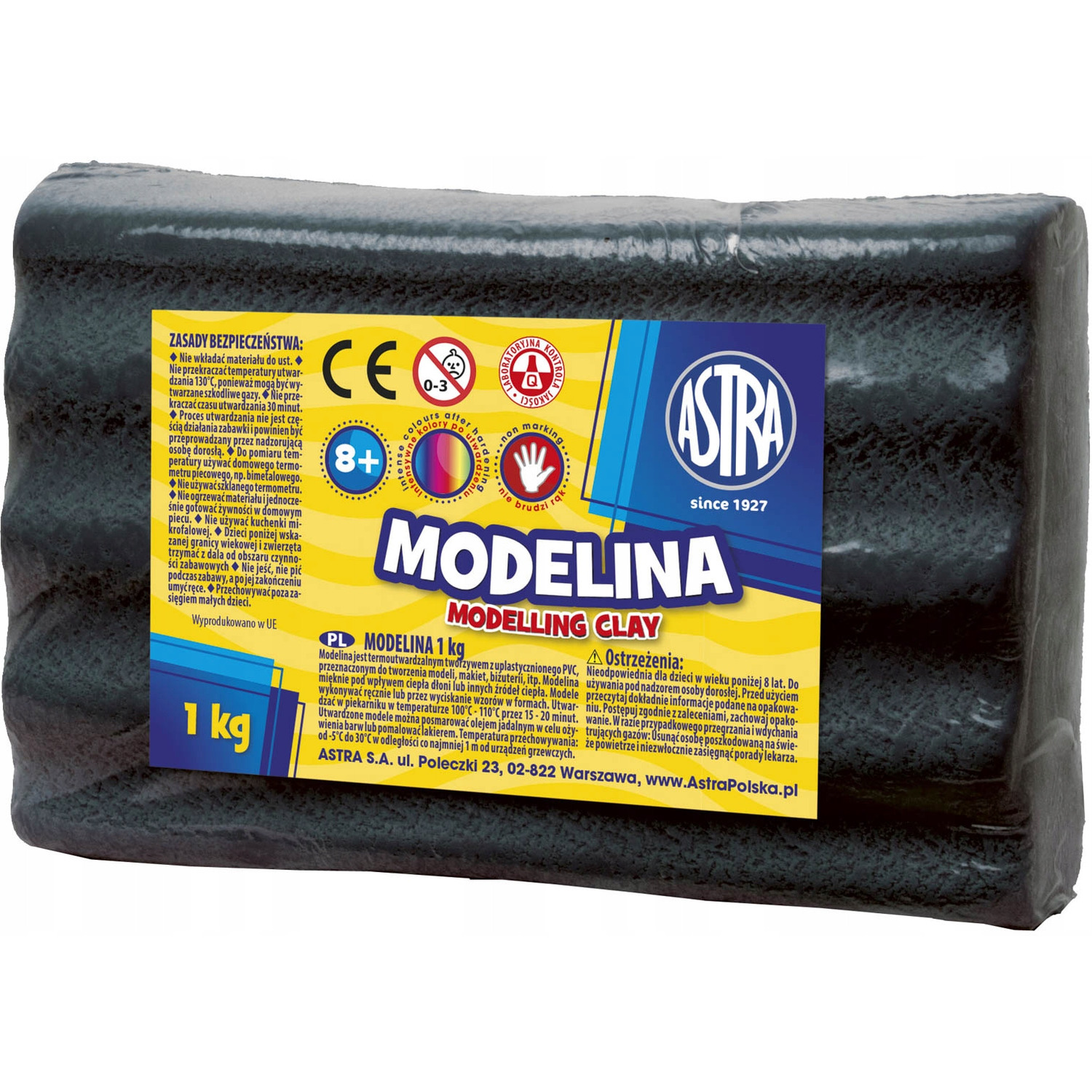 Modelina Astra 1 kg czarna; 304111007  ASTRA