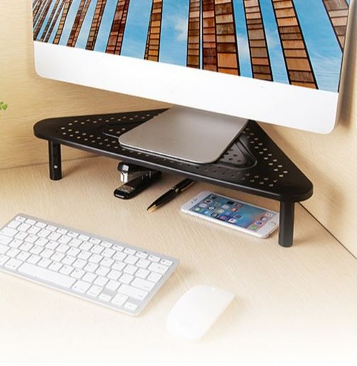Stojak na monitor/laptop regulowany  (kształt trójkąta)