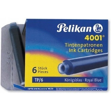 Naboje PELIKAN krótkie TP/6 czarne PN301218