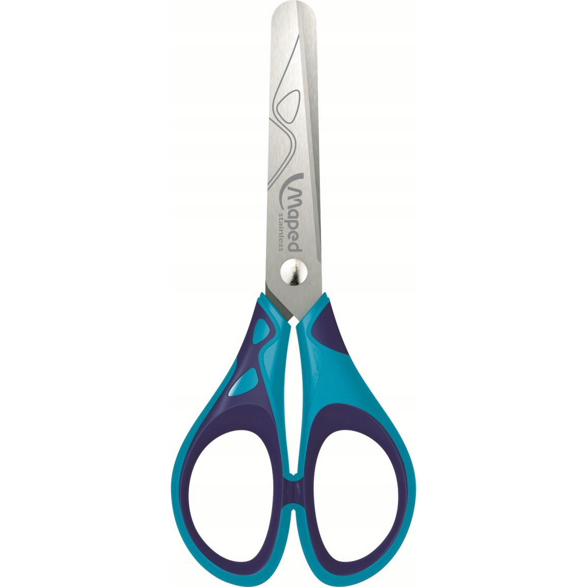 Nożyczki ESSENTIALS PULS SOFT szkolne 13 cm display; 464412  MAPED