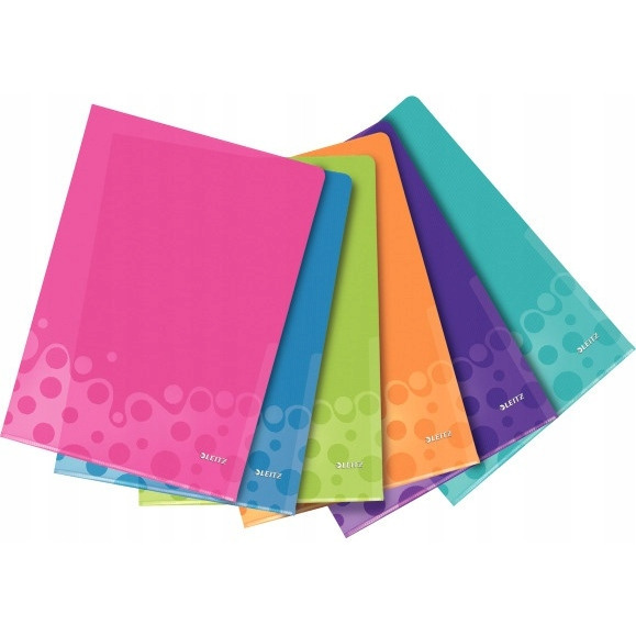 Ofertówki LEITZ WOW miks kolorów 200 mic.(6szt) 40500099