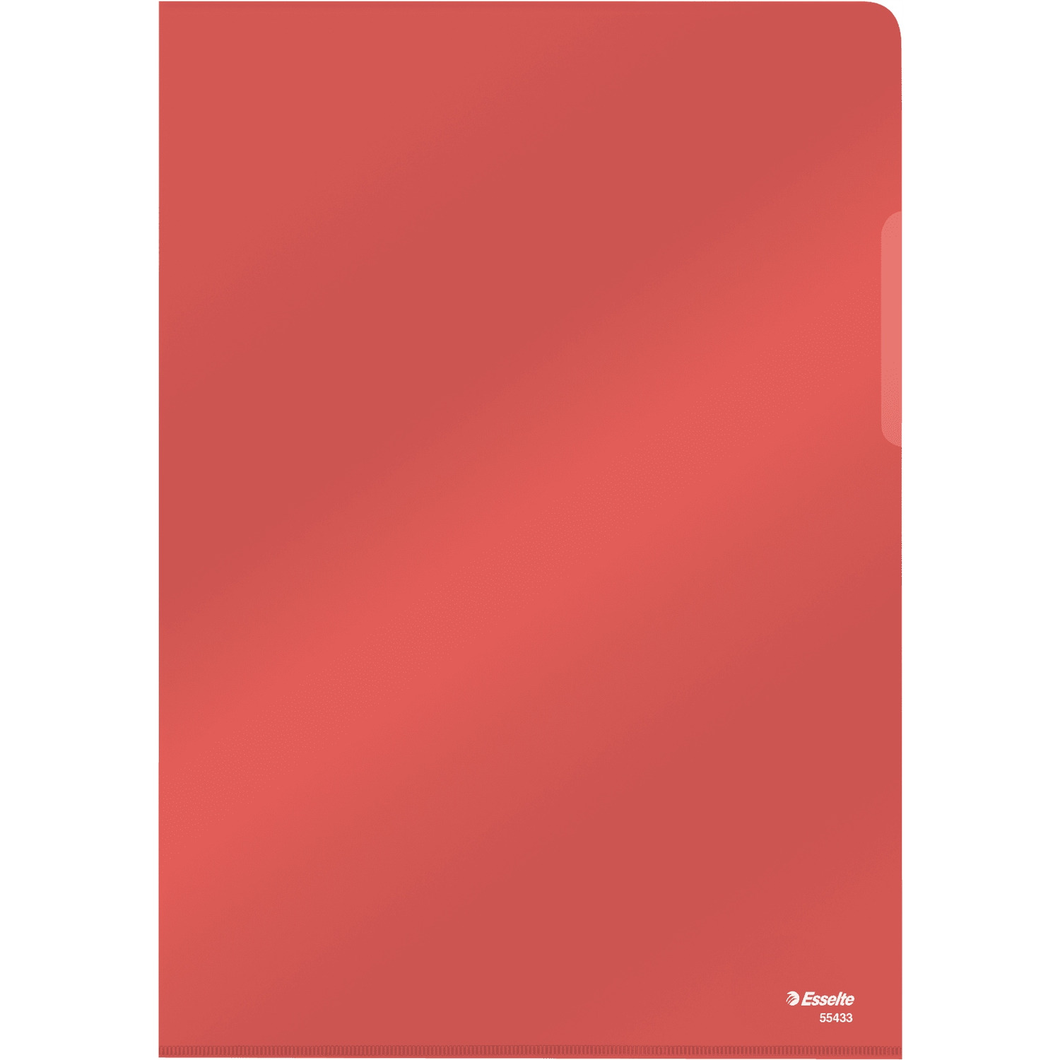 Ofertówki krystaliczne A4 150mic czerwone (25szt) ESSELTE 55433